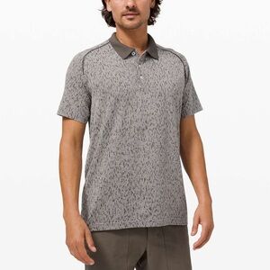 Men's Lululemon Metal Vent 2.0 Polo Medium Short Sleeve Performancd